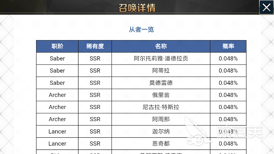 命运冠位指定大家是怎么召唤五星的，看完不会锤小编。